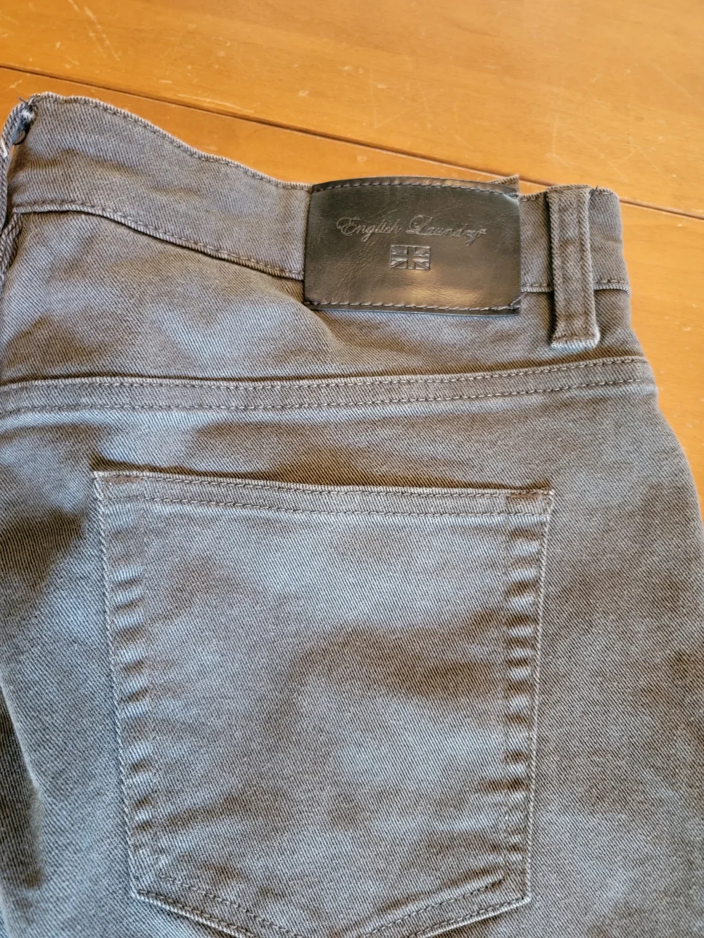 English Laundry Mens 5 Pocket Mid-Rise 365 Pant Grey 34x30
